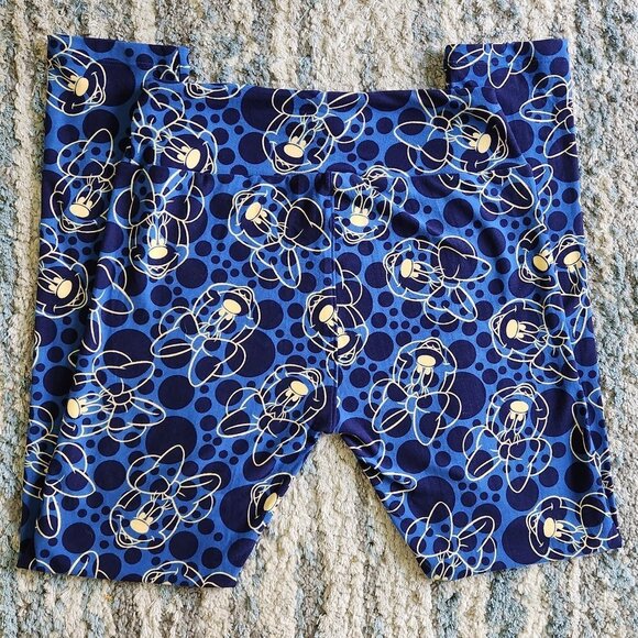 LuLaRoe New One Size Leggings Minnie Mouse - Picture 4 of 5